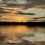 Peru, Amazon River Sunset 2